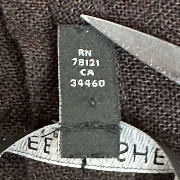 Eileen Fisher Open Cardigan Sweater Brown Linen Blend Womens Small‎ Petite PS - Picture 10 of 16